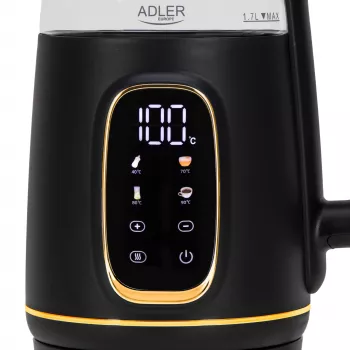 ADLER AD 1305 electric kettle black-gold