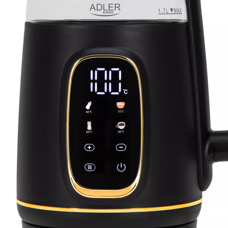 ADLER AD 1305 electric kettle black-gold