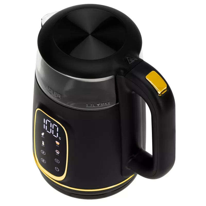 ADLER AD 1305 electric kettle black-gold