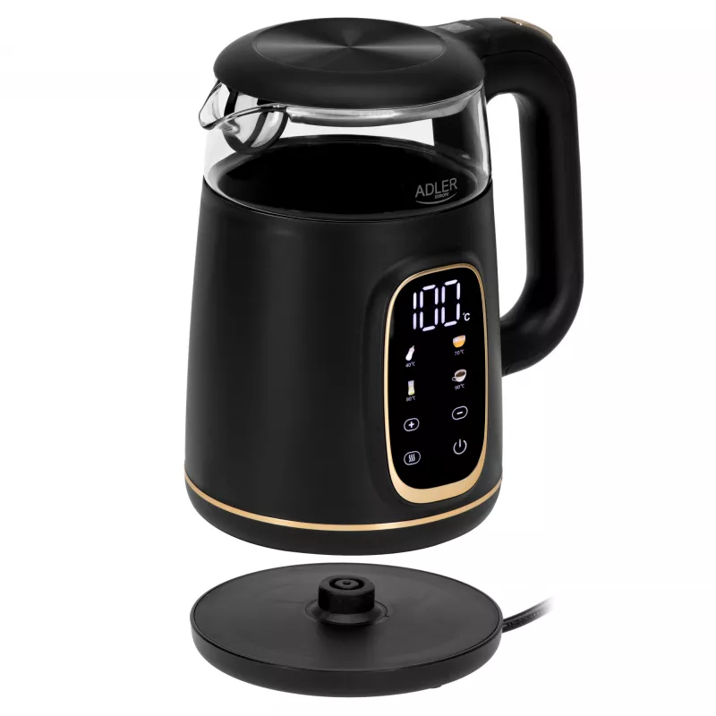 ADLER AD 1305 electric kettle black-gold