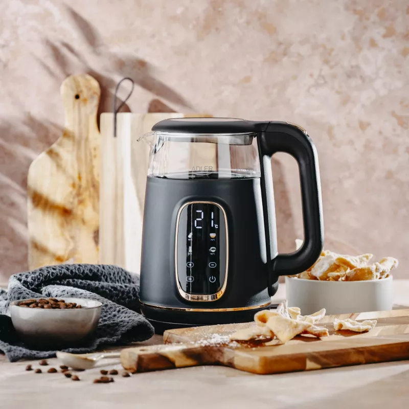 ADLER AD 1305 electric kettle black-gold