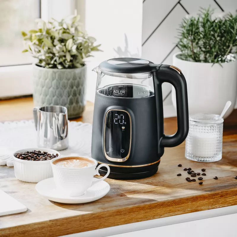 ADLER AD 1305 electric kettle black-gold