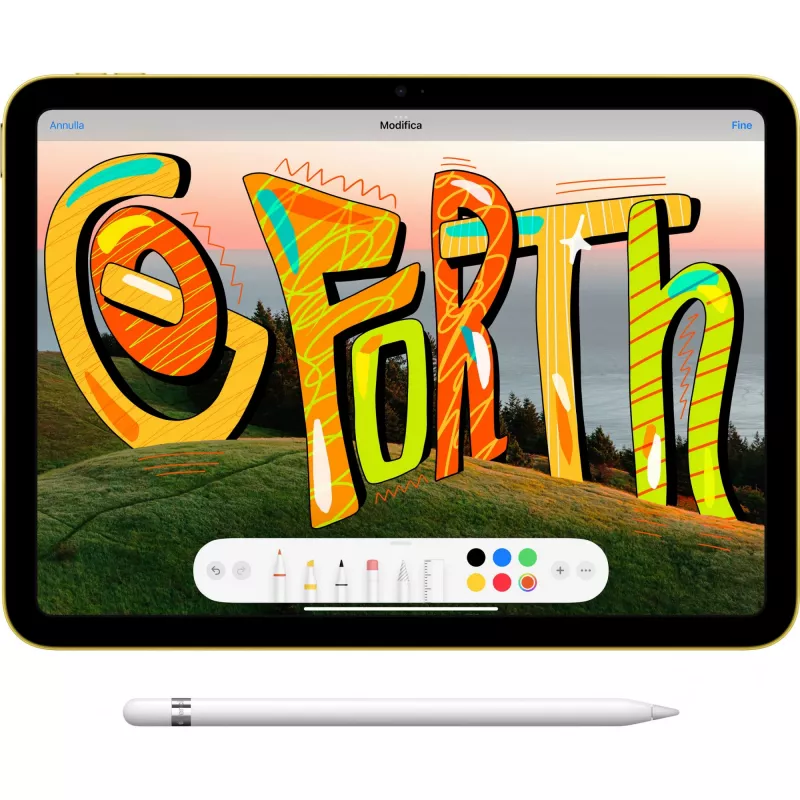 Apple iPad 10th Gen 10.9in Wi-Fi 64GB - Silver, 27.7 cm (10.9), 2360 x 1640 pixels, 64 GB, iPadOS 16, 477 g, Silver