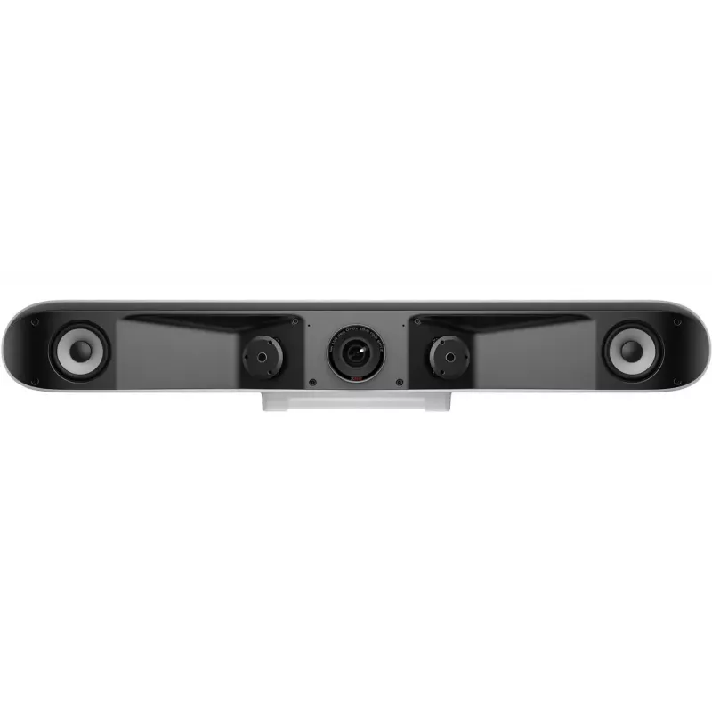 HP POLY POLY Studio X52 All‑In‑One Video Bar — 4K UHD, 30 fps, 95° FOV, 5x digital zoom, Wi‑Fi, Bluetooth, Android, White