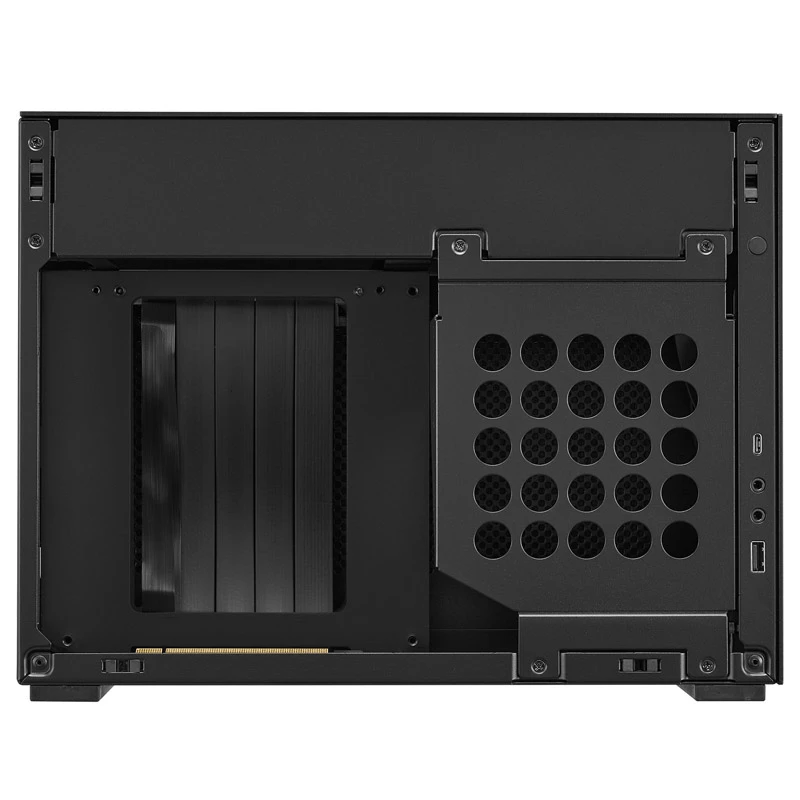 Lian Li A4-H2O X4 Mini-ITX Enclosure, PCIE4.0 riser cable - black (A4-H2O X4) | ITwork