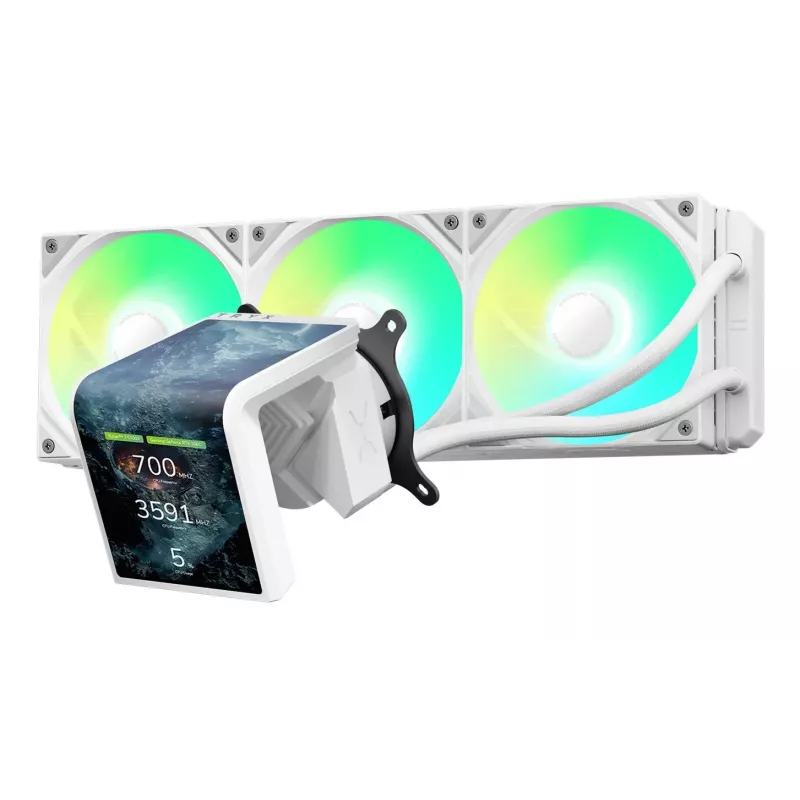 Liquid CPU Cooler TRYX PANORAMA SE ARGB 360 3D-AMOLED Display, 360mm Radiator