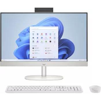 HP 24-cr0312nw AMD Ryzen™ 5 7520U 60.5 cm (23.8) 1920 x 1080 px All-in-One PC 16 GB LPDDR5-SDRAM 512 GB SSD Windows 11 Home Wi-Fi 6 (802.11ax) White