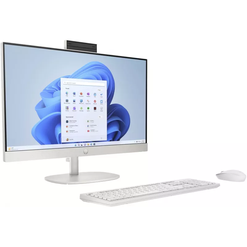 HP 24-cr0312nw AMD Ryzen™ 5 7520U 60.5 cm (23.8) 1920 x 1080 px All-in-One PC 16 GB LPDDR5-SDRAM 512 GB SSD Windows 11 Home Wi-Fi 6 (802.11ax) White