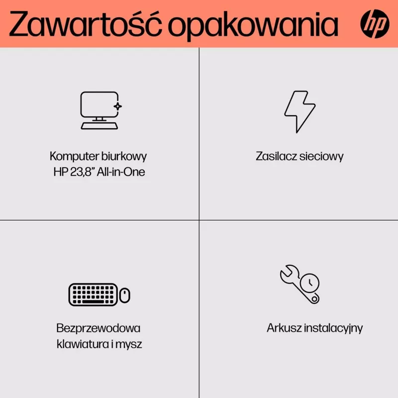 HP 24-cr0312nw AMD Ryzen™ 5 7520U 60.5 cm (23.8) 1920 x 1080 px All-in-One PC 16 GB LPDDR5-SDRAM 512 GB SSD Windows 11 Home Wi-Fi 6 (802.11ax) White