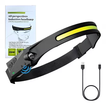 Headlamp Superfire HL65 120 lm USB-C rechargeable – hands-free LED light