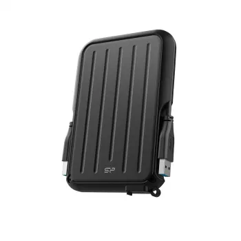 External Hard Drive Silicon Power A66 2TB USB 3.2 Gen 1 (USB-A) Black, Bus-powered, Water-resistant