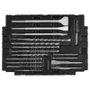 MAKITA DRILL BIT SET SDS + CHISELS 17pcs. IN THE MAKPAC SUITCASE
