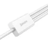 USB Cable Baseus Superior USB 2.0 1.5m USB A USB C/Micro USB A/Lightning White