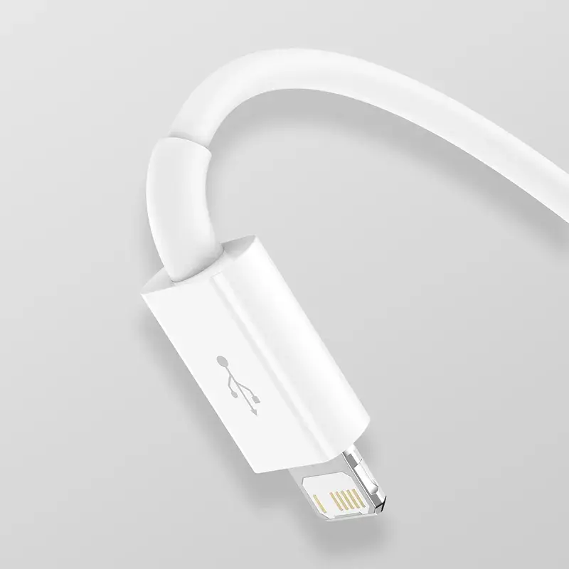 USB Cable Baseus Superior USB 2.0 1.5m USB A USB C/Micro USB A/Lightning White