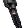 USB Cable Baseus Cafule 2m USB C Black Red