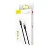 USB Cable Baseus Cafule 2m USB C Black Red