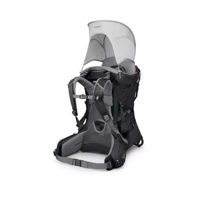 Child Carrier Osprey Poco Premium Tourist Carrier — Osprey, model 10005972/550/O/S, Black, lightweight comfortable design