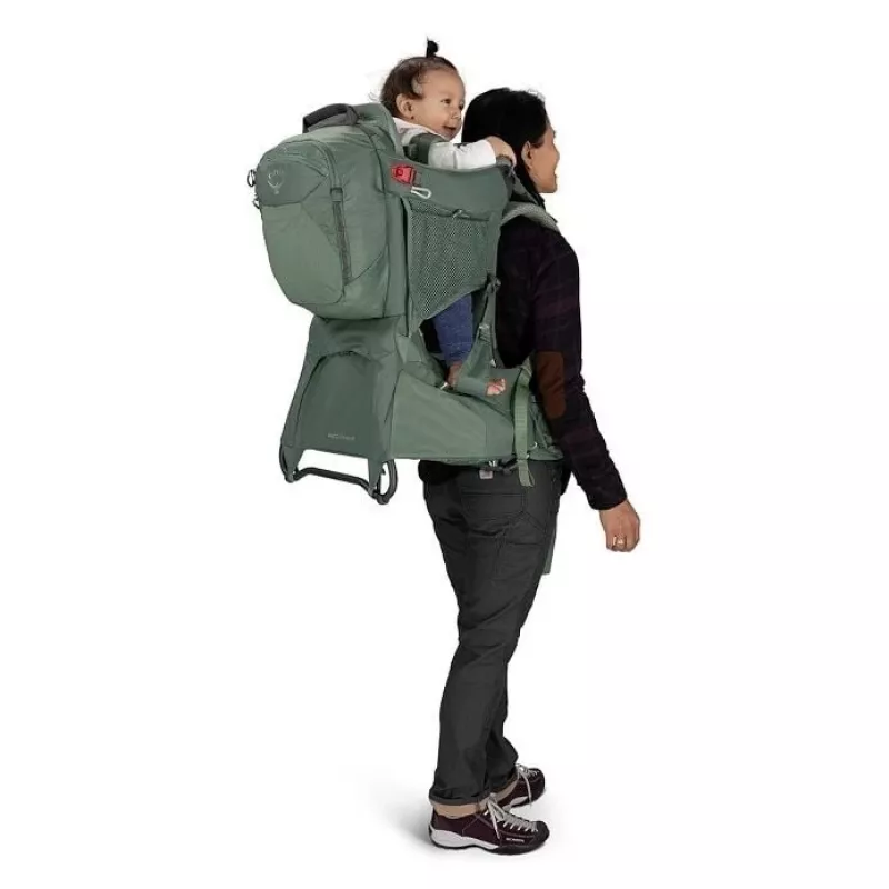 Child Carrier Osprey Poco Premium Tourist Carrier — Osprey, model 10005972/550/O/S, Black, lightweight comfortable design