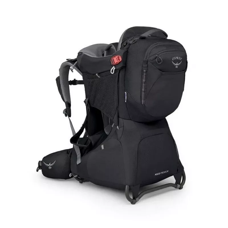 Child Carrier Osprey Poco Premium Tourist Carrier — Osprey, model 10005972/550/O/S, Black, lightweight comfortable design