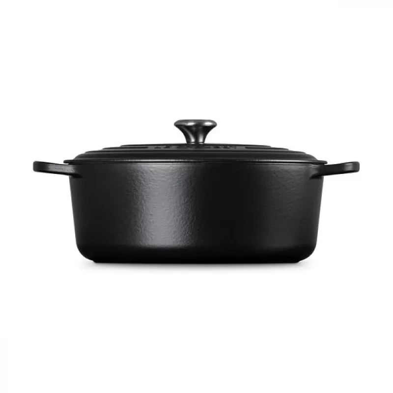 Le Creuset Signature Roaster Black Oval 33 cm