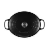 Le Creuset Signature Roaster Black Oval 33 cm