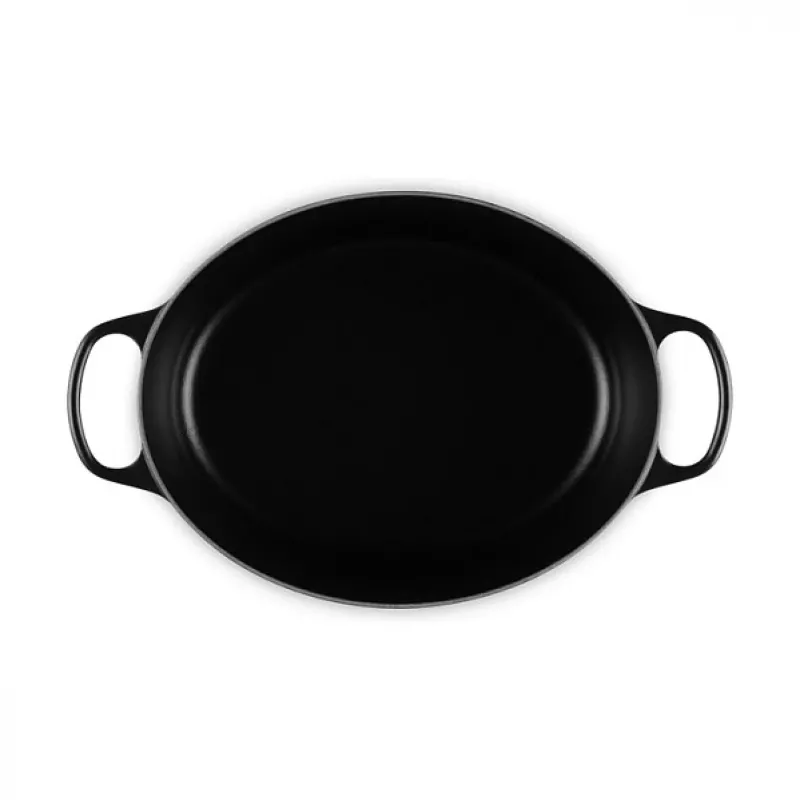 Le Creuset Signature Roaster Black Oval 33 cm