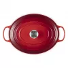 Le Creuset Signature Oval Roaster Cherry Red 33 cm