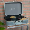 Turntable suitcase Lenco TT-116GR portable vinyl player with Bluetooth 5.0, USB, AUX, built-in speakers, 4W, supports 7/10/12-inch records