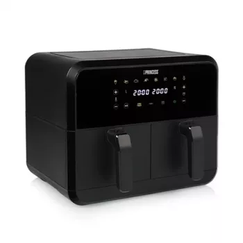 Airfryer Princess 1.182068.01.001 double-basket hot air fryer 8 L 2400 W 220°C touch LED (black)