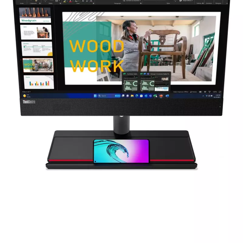All-in-One PC Lenovo ThinkCentre M90a Gen 5 Intel Core i5 8GB 512GB Intel UHD Graphics Windows 11 Pro