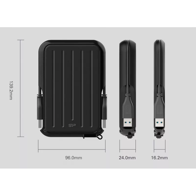 External Hard Drive Silicon Power 4TB USB Type-A 3.2 Gen 1 A66
