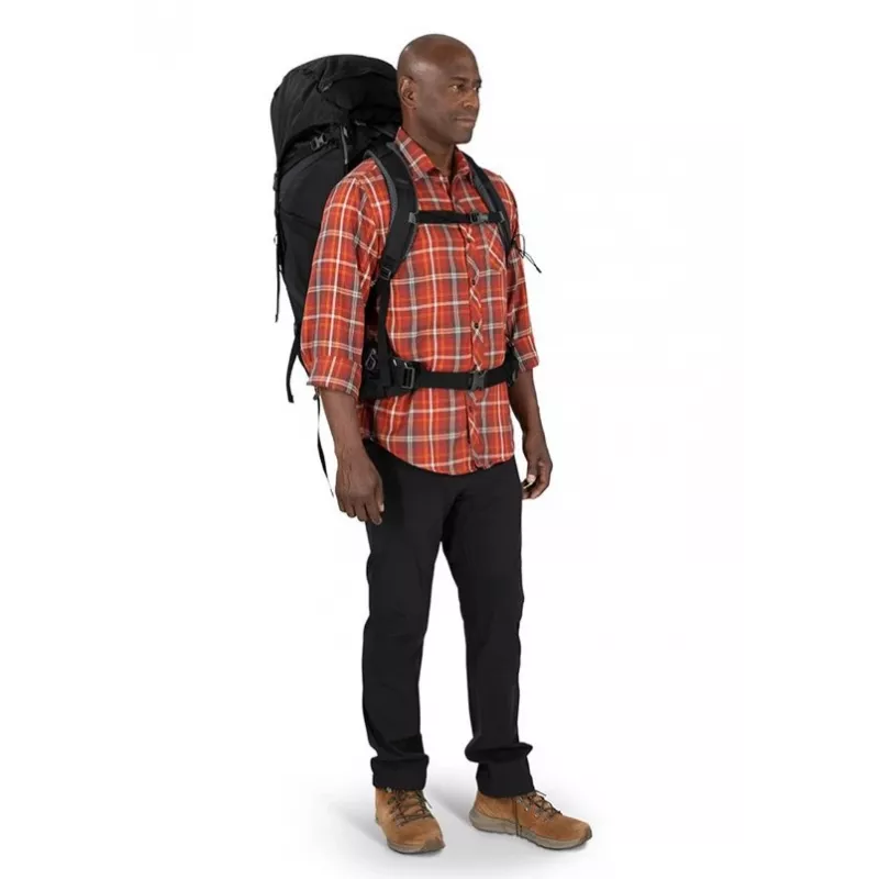 Trekking Backpack Osprey Kestrel 68 Black L/XL