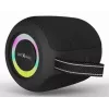 Mono portable speaker GEMBIRD GMB Audio SPK-BT-LED-05-BK — 8 W RMS, 6.6 cm driver, Bluetooth, MicroSD support, black cylinder