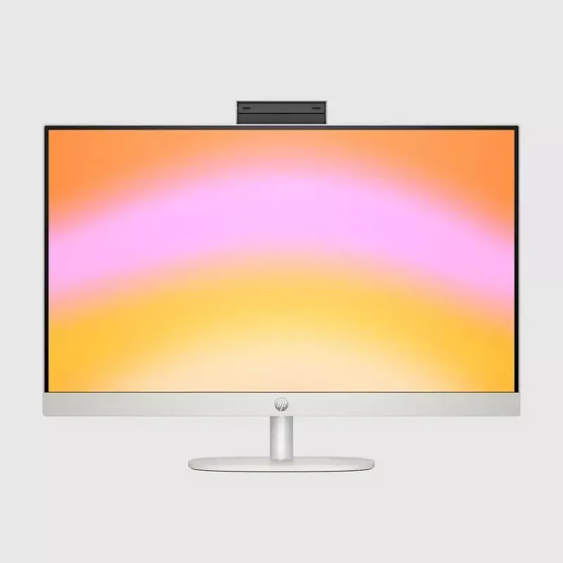 All-in-One PC HP 27-cr0232nw — AMD Ryzen 5 7520U, 16GB RAM, 512GB SSD, 27 inch FHD, Windows 11 Home, Wi‑Fi 6 (White)