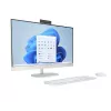 All-in-One PC HP 27-cr0232nw — AMD Ryzen 5 7520U, 16GB RAM, 512GB SSD, 27 inch FHD, Windows 11 Home, Wi‑Fi 6 (White)
