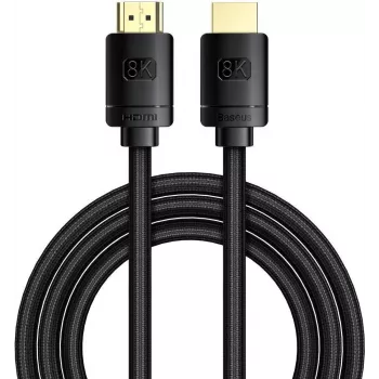 Baseus High Definition Series HDMI 2.1 cable, 8K 60Hz, 3D, HDR, 48Gbps, 3m (black)
