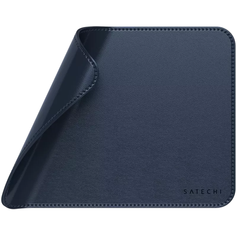 Satechi Premium Mouse Pad - Vegan Leather Mouse Pad (Blue)