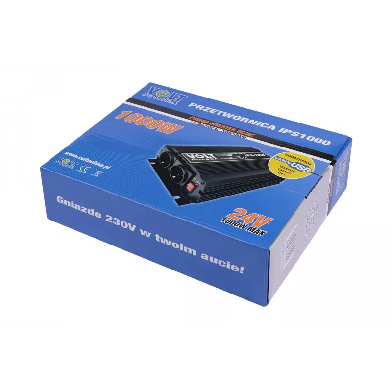Power inverter Volt IPS 1000 24V to 230V, 750W continuous / 1000W peak