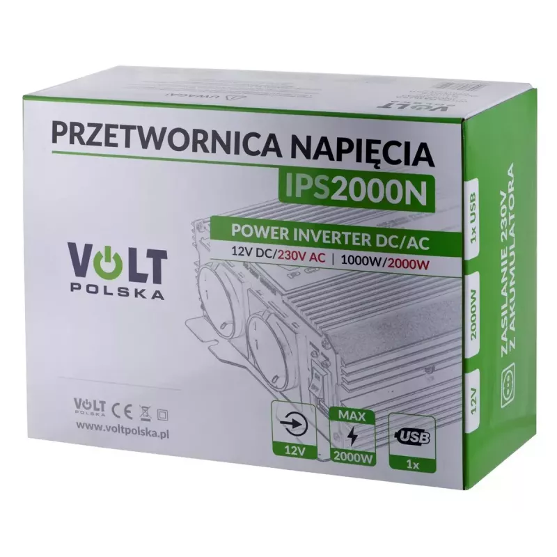 Power inverter Volt Polska IPS 2000 N 12/230V 1000/2000 W