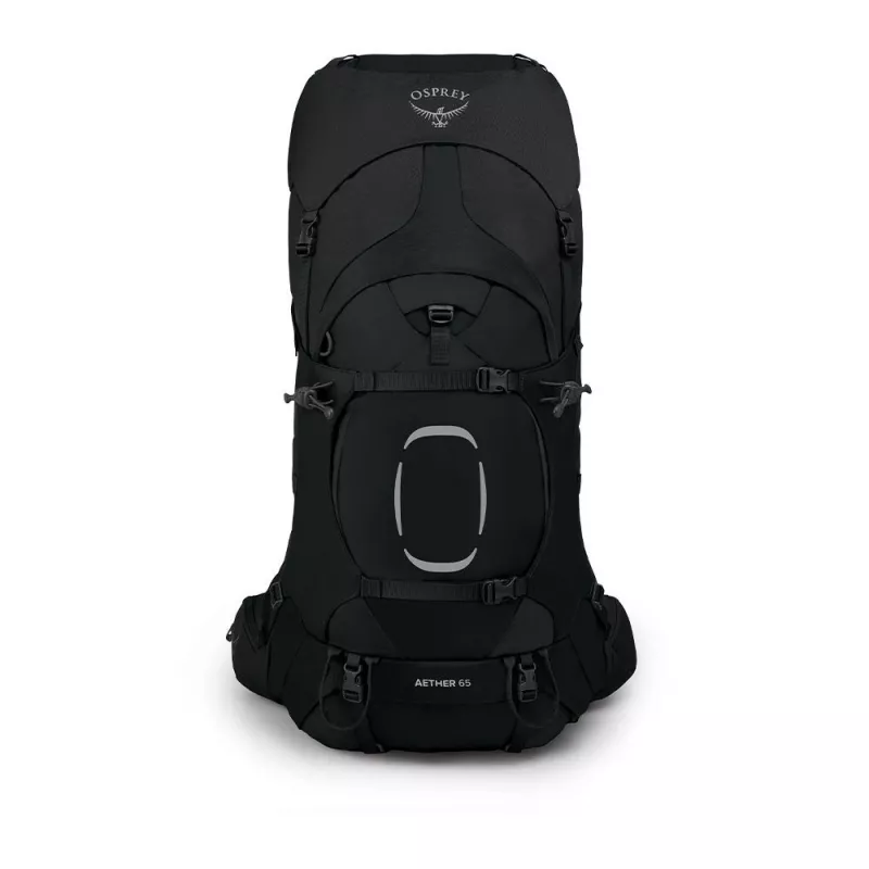 Backpack Osprey Aether 65 — 65 L, Nylon, Black, 2.2 kg, 40 cm width, Men
