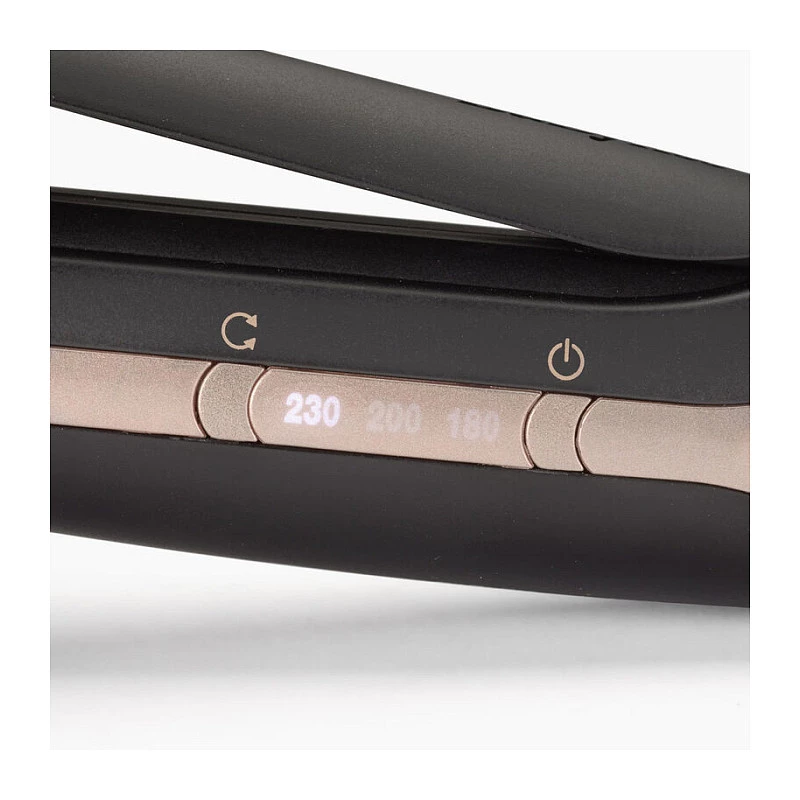 Curling iron BaByliss Wave Secret Air C1900E — warm technology, LED display, 2.5 m cord, black