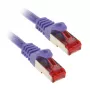 InLine Patch Cable S/FTP PiMF Cat.6 250MHz PVC copper purple 2m