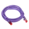 InLine Patch Cable S/FTP PiMF Cat.6 250MHz PVC copper purple 2m