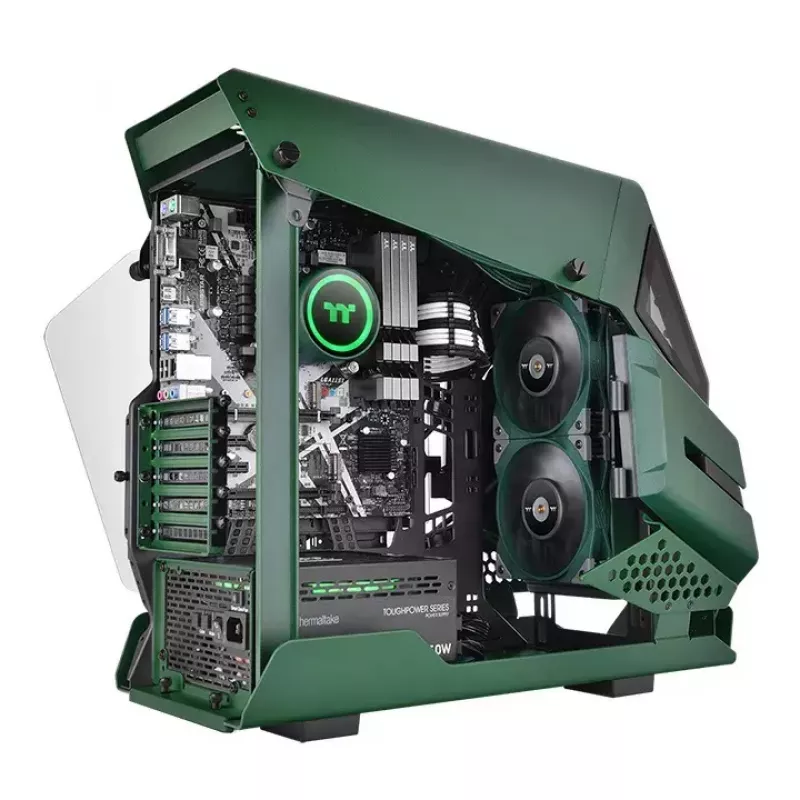 All-in-one liquid cooler Thermaltake CL-W319-PL12RG-A 12 cm Green 500-2000 RPM