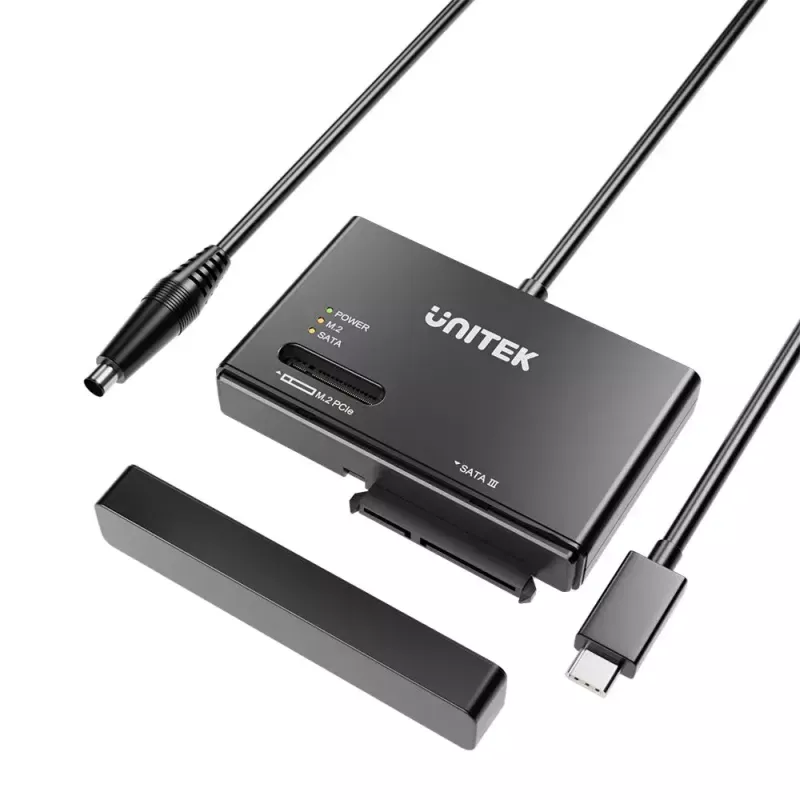 SSD enclosure UNITEK S1232A01-EU Black M.2/2.5 inch/3.5 inch 10 Gbit/s