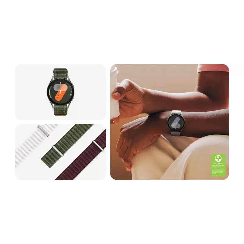 Band Samsung Galaxy Watch 7 Fabric Band S/M Burgundy