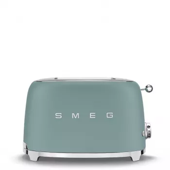 Smeg TSF01EGMEU toaster 6 2 slice(s) 950 W Chrome, Green