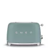 Smeg TSF01EGMEU toaster 6 2 slice(s) 950 W Chrome, Green