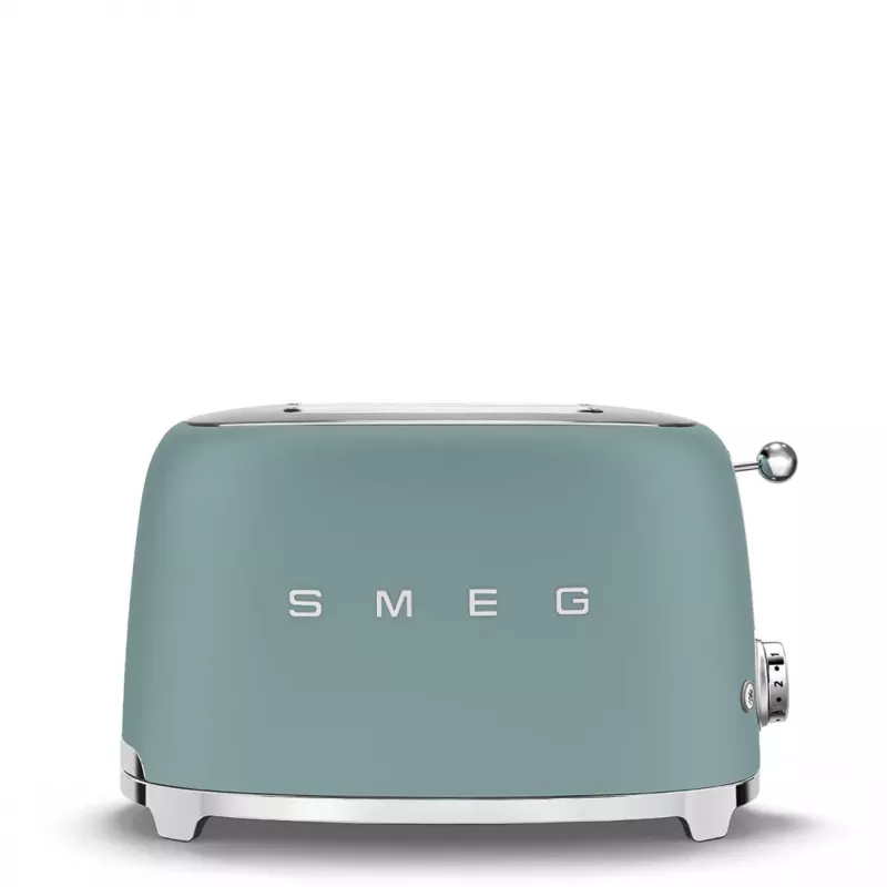Smeg TSF01EGMEU toaster 6 2 slice(s) 950 W Chrome, Green