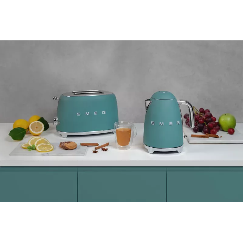 Smeg TSF01EGMEU toaster 6 2 slice(s) 950 W Chrome, Green